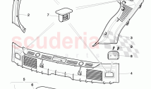 cover for luggage, compartment, F >> 3W-D-095 959, F >> ZA-D-095 959