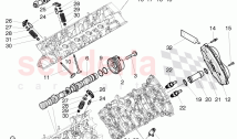 camshaft, camshaft adjuster unit, cylinder head cover