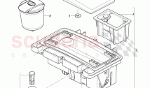 ashtray with housing