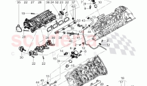 fuel pump, fuel rail, injection unit, elbow