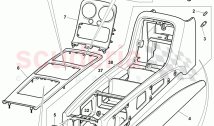 center console, F >> 3W-9-062 046