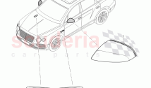 Original Accessories, rear view mirror, cooling air grill