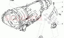 Gearbox mounting, for 6 speed automatic transm.