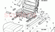 seat support, F 3W-9-061 730>>, F ZA-A-062 461>>