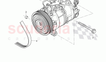 air conditioner compressor, mounting parts for refrigerant compressor