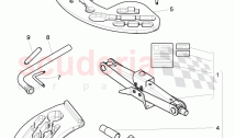 Vehicle tools, Spare Wheel, Service kit