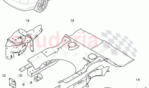 floor assembly, spare wheel well