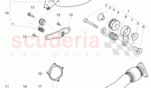 exhaust pipe with catalyst