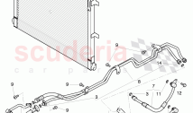 oil pressure line for gear oil cooling