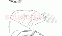 rear seat, cushion (leather)