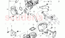 Exhaust gas turbocharger, (water-cooled), D >> - MJ 2015