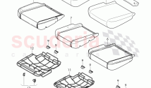 seat padding with cover, (2nd seat row), D - MJ 2018>>