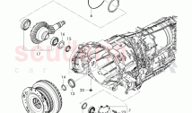 small parts kit, for front axle differential, for 8-speed automatic gearbox