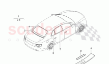 Original Accessories, PRIVACY GLASS, scuff plate - sill panel