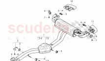 Exhaust muffler with exhaust flap, Exhaust pipe tips