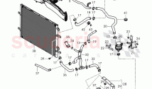 charge air cooler, air duct for charge, air cooler