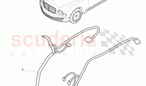 harness for door, trim panel, D >> - MJ 2016