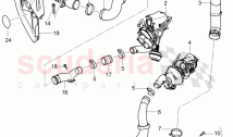 charge air cooler, air duct for charge, air cooler