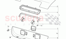 trim panel for hatch gate, boot