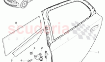 doors, door hinge with mounting parts, door seal