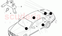 Aerial for access and start authorisation (KESSY)