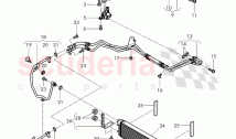 oil pressure line for gear oil cooling, Gear oil cooler, F 3W-F-044 096>>, F ZA-F-&hellip;