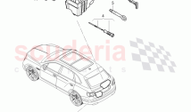 Vehicle tools, breakdown set with compressor