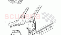 pillar a inner, repair plate -, side panel, wheel arch