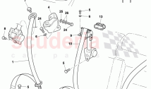seat belts, for vehicle with single, seats