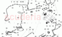vacuum hoses, solenoid valve, (For turbocharger), F 3W-5-028 804>>, D >> - MJ 2005