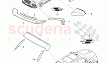 Original Accessories, aerodynamic attachment parts, F >> 4V-H-016 421, F >> ZV-H-0&hellip;