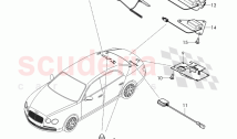 antenna, For vehicles with rear seat entertainment 'RSE', F >> 3W-F-041 162, F >> &hellip;