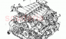 engine, complete, miscellaneousmaterial, Parts set for engine and gear lowering, m&hellip;