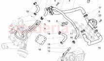 water cooling for turbocharger