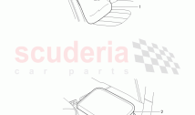 Original Accessories, cushion (leather), foot support