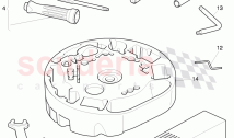 breakdown set with compressor, tools, F >> 3W-6-033 390