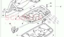 backrest cover with folding table
