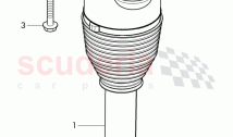 suspension strut, complete