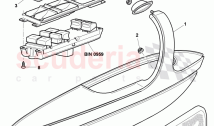 armrest for door trim panel, D - MJ 2009>>