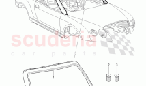 repair plate -, windshield frame
