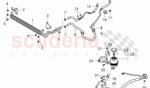 power steering, Reservoir, Pipes, Hoses, D - MJ 2015>>