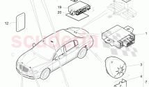 anti-theft alarm system, F 3W-C-070 491>>, F ZA-C-070 491>>