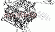 engine, complete, miscellaneousmaterial, Parts set for engine and gear lowering, P&hellip;