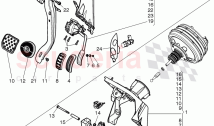 Brake and accel. mechanism, F 3W-C-072 142>> 3W-D-082 508, F ZA-C-072 142>> ZA-D-0&hellip;
