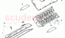 cylinder head cover with gasket