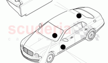 Control unit for electro-, mechanical parking brake