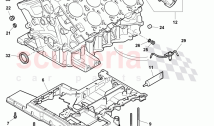 crankcase, oil pan, sealing flange