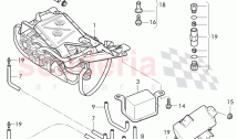 air supply unit, reservoir, air line, valve unit