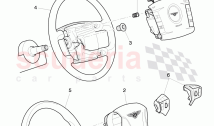 airbag unit for steering wheel, F 3W-8-052 846>>, F ZA-A-062 484>>