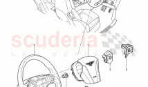 airbag unit, steering wheel